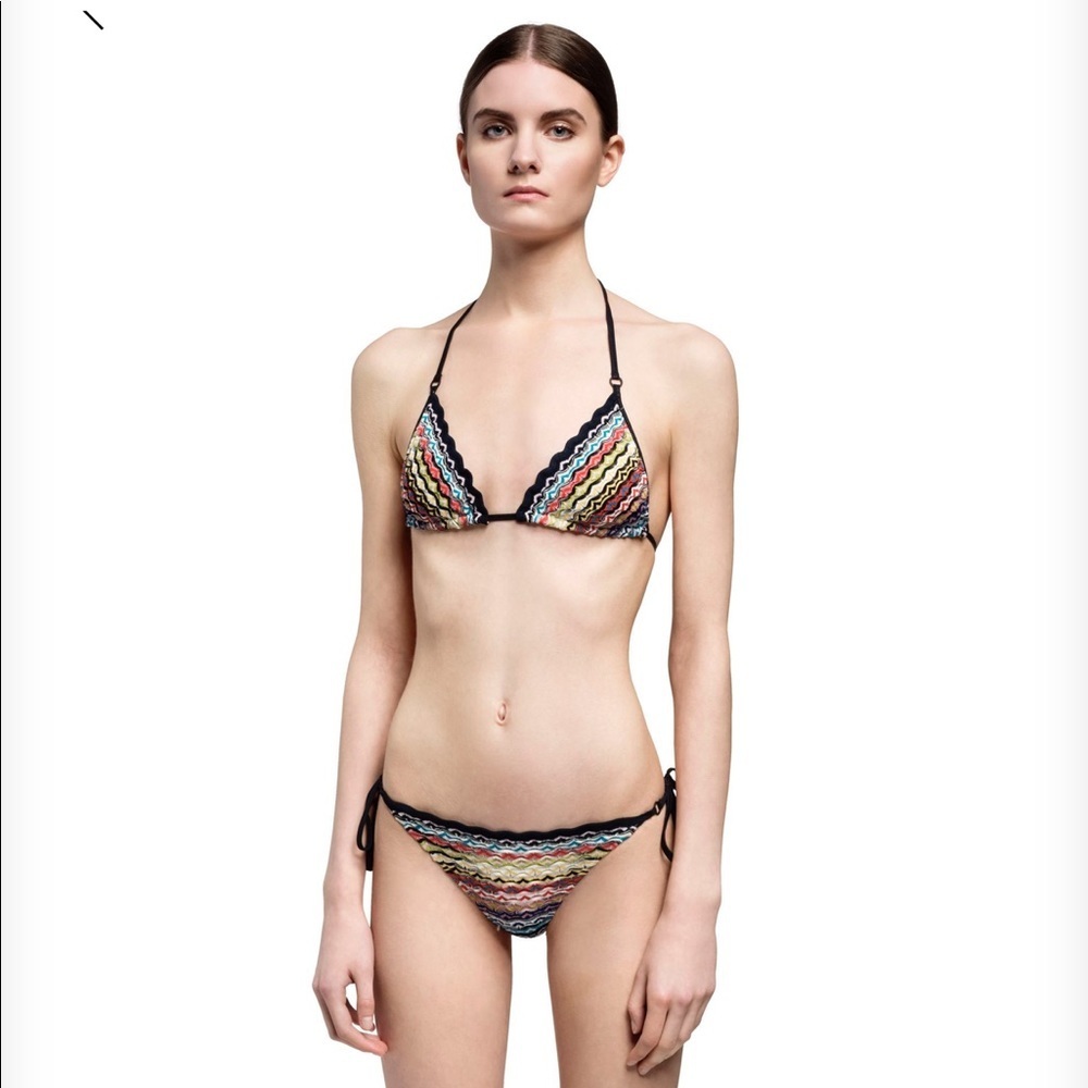 Missoni triangle string Bikini new with tags - Picture 3 of 8